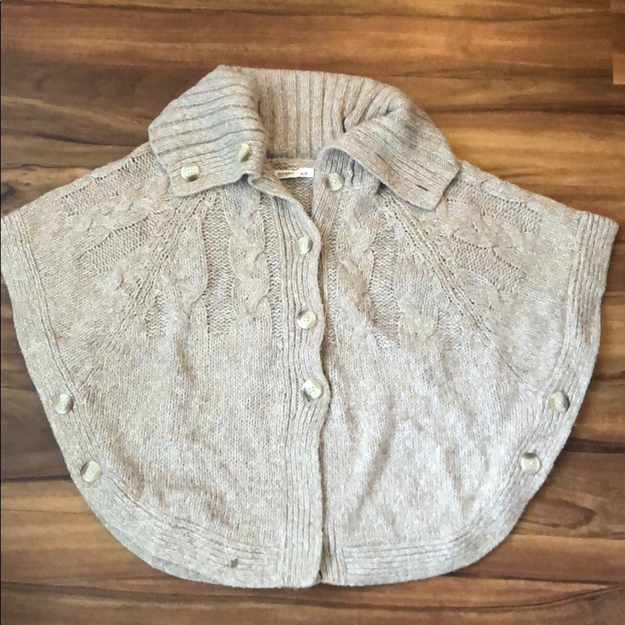 Neutral Button Cape